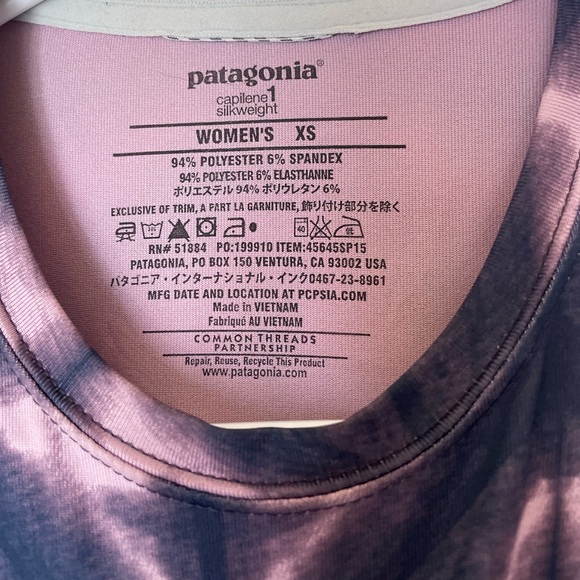 Patagonia Capilene 1 Silkweight Long Sleeve size XS - Picture 3 of 7